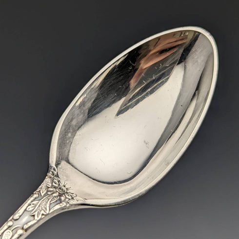 Around 1875 Set of 6 English Antique Silver Plated Teaspoons